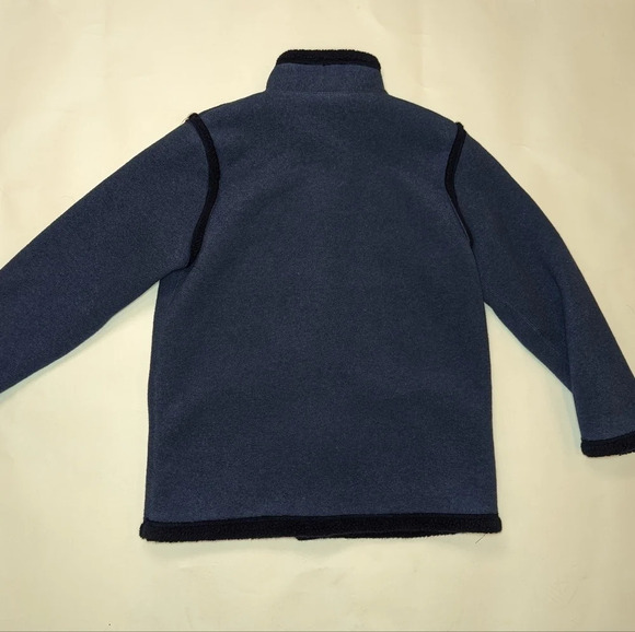 Vintage Northern Reflections Fleece Blue Navy Jacket Sweater Woman Large Grandma - Picture 2 of 8